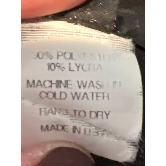 Vintage Bendigo Impressions Petite Long Sleeve Dress Velvet & Patterned Top - Picture 5 of 9